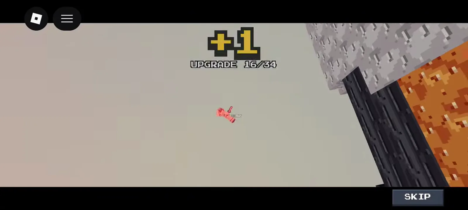 Full-screen plus one upgrade sixteen of thirty-four animation in Roblox PvP